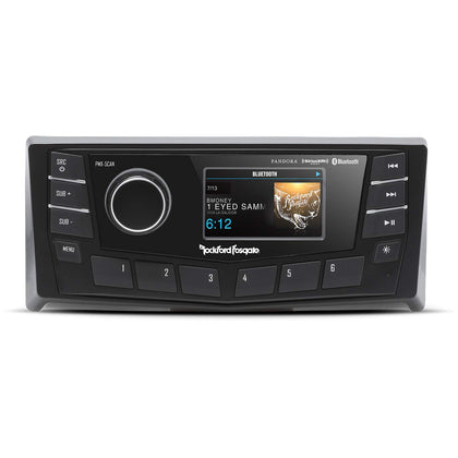 ROCKFORD FOSGATE PMX-5CAN Punch Marine AM/FM/WB Multi-Zone Digital Media Receiver 2.7-inch Display w/CANbus