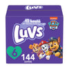 Luvs Diapers - Size 6, 144 Count, Paw Patrol Disposable Baby Diapers