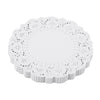 DECORA 4.5 inch White Round Paper Lace Doilies for Wedding Tableware Decoration 200pcs