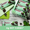 Quest Nutrition Mint Chocolate Chunk Protein Bars, High Protein, Low Carb, Gluten Free, Keto Friendly, 12 Count