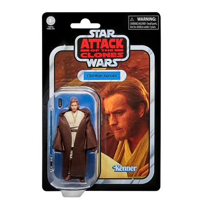 STAR WARS The Vintage Collection OBI-Wan Kenobi Toy VC31, 3.75-Inch-Scale Attack of The Clones Action Figure, Toys Kids 4 and Up