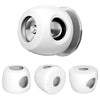 HZJD Door Knob Covers, Baby Proof Safety Locks for Doors, White, Easy Install Child Door Knob Locks Covers(4 Pack)