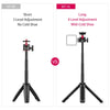 MT-16 Extendable Mini Camera Tripod, 4 Levels Adjustment 360° Ball Head Cold Shoe Lightweight Portable Vlog Travel Selfie Stick Handle Grip Desktop Webcam Tripod for Akaso DSLR Gopro 5 6 7 8 910 11