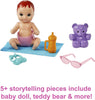 Barbie Skipper Babysitters Inc Playset with Doll, Stroller, Baby Doll & 5 Accessories, Remove Stroller Seat for Carrier