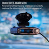 Escort MAX360C Laser Radar Detector - WiFi and Bluetooth Enabled, 360° Protection, Extreme Long Range, Voice Alerts, OLED Display, Live, Black