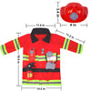 Liberry Fireman Costume for Kids 3 4 5 Years Old, Firefighter Tools with Fire Extinguisher, Pretend Play Toy Gift for Toddler Boys & Girls