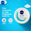 NIVEA Soft Light Moisturizer Cream, with Vitamin E & Jojoba Oil for Face, Hands and Body, 100 ml