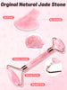 Gua Sha Face Roller Tools: Jade Roller Facial Tools for Skin Care - Facial Massager for Face, Eyes, Neck, Relieve Fine Lines and Wrinkles