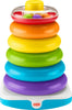 Fisher-Price Toddler Toy Giant Rock-a-Stack, 6 Stacking Rings with Roly-Poly Base for Ages 1+ Years, 14+ Inches Tall