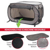 SportPet Designs Large Pop Open Kennel, Portable Cat Cage Kennel, Waterproof Pet bed, Carrier Collection