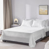 CozyLux Queen Bed in a Bag White Seersucker Comforter Set with Sheets 7-Pieces All Season Bedding Sets with Comforter, Pillow Sham, Flat Sheet, Fitted Sheet and Pillowcase