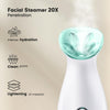 Facial Steamer Nano Ionic Hot Mist Face Steamer Home Sauna SPA Face Humidifier Atomizer for Women Men Moisturizing Unclogs Pores Spa Quality