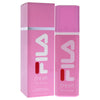 FILA Fresh for Women - Intense, Refreshing Designer Body Spray Fragrance - EDP Infused With Notes Of Lemon, Strawberry, And Rose - Intense, Long Lasting Scent Arriving In Pink Glass Bottle - 3.4 Oz