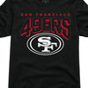 Junk Food Clothing x NFL - San Francisco 49ers - Bold Logo - Unisex Adult Short Sleeve Fan T-Shirt for Men and Women - Size XX-Large