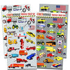 Cars and Trucks Stickers Party Supplies Pack Toddler - Over 160 Stickers for Toddler Boys and Girls (Cars, Fire Trucks, Construction, Buses & More!)