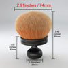 74mm Extra Large Body Makeup Brush For Self Tanner, Leg Makeup & Bronzer, Domed Shape Kabuki Makeup Brush For Large Coverage Powder Foundation Blending Buffing (Black)