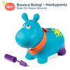 B. toys- Bouncy Boing- Inflatable Hippo Bouncer- Ride On- Sit & Bounce -Air Pump Included - Hankypants- 18 Months +