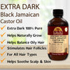 OKAY | Extra Dark 100% Natural Black Jamaican Castor Oil | For All Hair Textures & Skin Types | Grow Strong, Healthy, Smooth and Thick Hair | With Vitamin E - Omega 6 & 9 | 4 oz