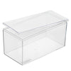 Hammont Clear Acrylic Boxes - 3 Pack - 8x4x4 - Lucite Boxes for Gifts, Weddings, Party Favors, Treats, Candies & Accessories, Plastic Storage Boxes