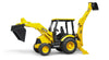 Bruder Toys - Construction Realistic JCB MIDI CX Backhoe Loader with Changeable Front Loader and Backhoe Loader Scoop - Ages 3+