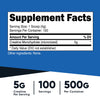 Nutricost Creatine Monohydrate Micronized Powder 500G, 5000mg Per Serv (5g) - Micronized Creatine Monohydrate, 100 Servings (expiry 1/31/2027)