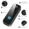 OQIMAX Aux Bluetooth Adapter for Car, 2 in 1 Bluetooth Transmitter Receiver for Hands-Free Call, Noise Cancelling 3.5mm AUX Bluetooth 5.0 Receiver for Home Stereo System/Headphones/Easy Connect