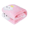 TILLYOU Fuzzy Warm Toddler Blanket for Girls - Fluffy Baby Blanket for Boys Girls, Soft Cozy Fleece Blanket, Oversized 40x50, Pink Cloud