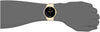 GUESS Men Analog Quartz Watch with Stainless Steel Strap, Gold-Tone/Black, 21.8 (Model: U1315G2)