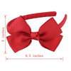 7Rainbows Fashion Cute Red Bow Headband for Girls Toddlers.