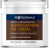 ElySeoul Super Caffeine Eye Cream: Under Eye Cream For Wrinkles - Korean Eye Cream Anti Aging - Dark Circles Under Eye Treatment, Under Eye Brightener - Korean Skin Care, With Collagen Retinol, 1 OZ