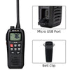 Retevis RA26 Handheld Marine Radio,Radio Marine Floating IP67 Submersible Waterproof,1500mAh,USB Charging,NOAA Weather,Backlit LCD Display,Portable Two-Way Boat Marine Radio for Kayaking Jet Ski