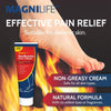 MagniLife Pain Relieving Foot Cream Soothing Relief for Soreness, Pain, Burning, Tingling, Itching or Sensitivity in Feet & Legs - All-Natural Moisturizing Topical - Petroleum-Free - 4oz Tube