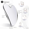 BAIMEI Stainless Steel Gua Sha Facial Tool for Self Care, Skin Care Tool for Face and Body Treatment, Relieve Tensions and Reduce Puffiness, Gift for Men Women