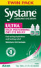 Systane Ultra Lubricant Eye Drops, Artificial Tears for Dry Eye, Twin Pack, 10-mL Each