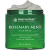 Rosemary Mint Biotin Mask - Restorative Deep Conditioning moisturizer w/ rosemary oil, for Dry Damaged Hair and growth, Sulfate Free treatment & hair care 8 oz