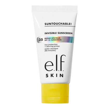 e.l.f. SKIN Suntouchable! Invisible SPF 35, Lightweight, Gel-based Sunscreen For A Smooth Complexion, Doubles As A Makeup Primer, Vegan & Cruelty-free