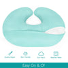 Nursing Pillow Cover 2 Pack Fit Boppy Nursing Pillow Breathable & Skin-Friendly Nursing Pillow Slipcovers for Breastfeeding Mom Comfortable & Machine Washable Nursing Pillow Covers