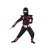 Spooktacular Creations Ninja Costume for Kids, Black Deluxe Ninja Costume for Boys Halloween Ninja Costume Dress Up (Black, Small(5-7yrs))