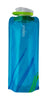 Vapur Element Flexible Water Bottle - with Carabiner, .70 Liter (23 oz) -Pack of 1, Water blue