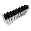 TPOB 8 Black Premium Guards Professional Hair Guides plastic combs for different hair cutting lengths