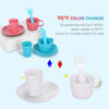 CUTE STONE Color Changing Kitchen Sink Toys, Children Heat Sensitive Electric Dishwasher Playing Toy with Running Water, Automatic Water Cycle System Play House Pretend Role Play Toys for Boys Girls