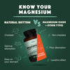 Natural Rhythm Triple Calm Magnesium 150 mg - 120 Capsules - Magnesium Complex Compound Supplement with Magnesium Glycinate, Malate, and Taurate. Calming Blend for Promoting Rest and Relaxation.