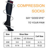 Double Couple 7 Pairs Copper Compression Socks for Men Women 20-30 mmHg Knee High Stockings