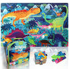 YOGEON Puzzles for Kids Ages 4-8, Kids Puzzle Ages 4-6, Dinosaur Puzzles for Toddler 5-8,100 Piece Childrens Puzzle Age 5-7 Children Learning Preschool Educational Puzzles Toys for Boys and Girls