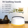 BrownNoise Sound Machine with 30 Soothing Sounds 12 Colors Night Light White Noise Machine for Adults Baby Kids Sleep Machines Memory Function 36 Volume Levels 5 Timers for Home Office Travel