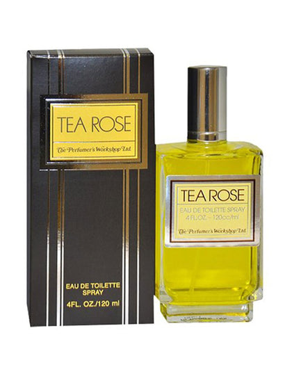 Perfumer's Workshop Tea Rose by Perfumer's Workshop for Women - 4 Ounce EDT Spray