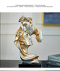 NEWQZ The Kissing Lover Statues Suitable Wedding Gift, for Desk Cabinet Home Decoration, H10.2 Inch (Champagne)