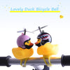 NEKRASH Duck Bike Bell, Rubber Duck Bicycle Accessories with LED Light, Cute Propeller Handlebar Bicycle Horns for Kids Toddler Children Adults Sport Outdoor