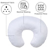 Winmany Baby Waterproof Nursing Pillow Cover Newborn U-Shaped Breastfeeding Pillowcase Cushion Cover Stretchy Replaceable White Pillow Cover Slipcover for Boys and Girls