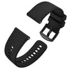 Anbeer Silicone Watch Band 16mm Quick Release Rubber Watch Straps for Men Women,Black Stainless Steel Buckle